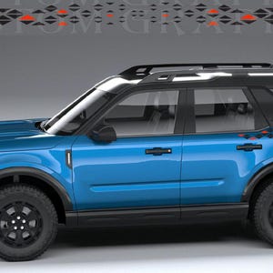 Kit strisce Rally per Bronco Sport - Decalcomanie in vinile per SUV Adventure