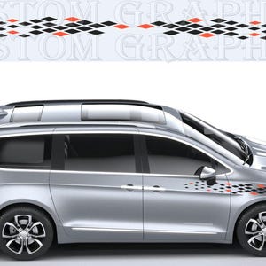 Pacifica Vinyl Side Decals: Rally-Inspired Graphics Kit