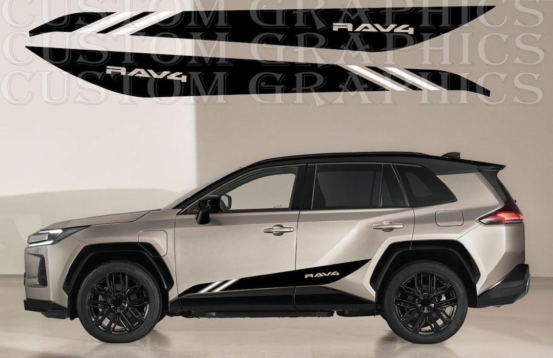 RAV4 Custom Vinyl Stickers, New Classico Line Style Vinyl Graphics - Etsy