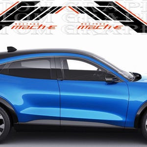 Mustang Mach-E Adventure Decals – 2-Piece Set – Vinyl Car Stickers for Electric SUV