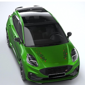 Decalcomanie Mondeo Racing – Coppia di adesivi in vinile personalizzati – Grafica sportiva per SUV elettrico