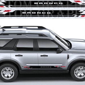 Kit strisce Rally per Bronco Sport - Decalcomanie in vinile per SUV Adventure