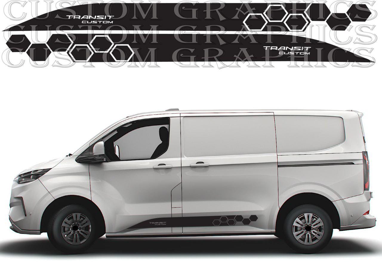 Articoli Per Esterni Di Auto Tuning Ed Elaborate VW Transporter T4 Van Cofano Strisce Grafico Decalcomanie Adesivi Logo 2 T4 T5 T6 Stemmi Auto 713346 - Foto 7