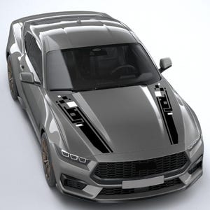Decalcomanie Mustang Racing – Coppia di adesivi in vinile personalizzati – Grafica sportiva per SUV elettrico