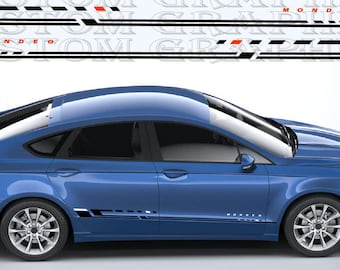 Mondeo Exterior line Graphics – Custom Vinyl Decals Kit with Racing-Inspired Stripes