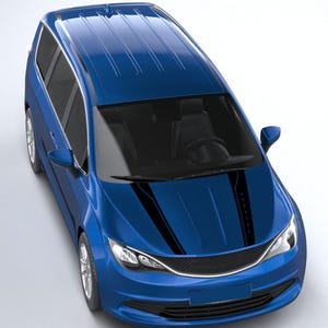 New Hood Stickers Minimalist Side Stripe Design for Voyager Type