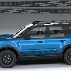 Kit strisce Rally per Bronco Sport - Decalcomanie in vinile per SUV Adventure