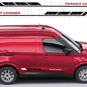 Strisce Rally per Transit Courier – Kit Grafico Sportivo in Vinile Stile Rally