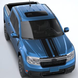 Decalcomanie Maverick Racing – Coppia di adesivi in vinile personalizzati – Grafica sportiva per SUV elettrico