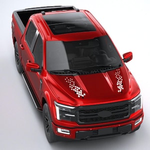 New Hood Decals for F-150 – Aggressive Front-End Look Adventure Truck Graphics