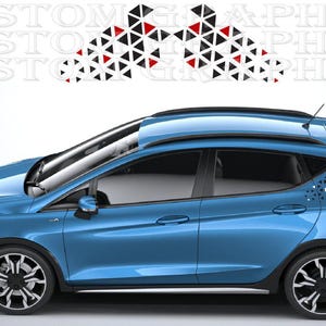 Fiesta Rally Look Decals – Sporty Car Graphic Set