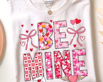 Be Mine Valentine PNG, Coquette Valentine Png, Valentines Heart Sublimation, Valentines Shirt Design, Loved John 3:16 Png, Cupid png
