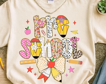 Preppy Pre School PNG, Back To School Png, Teacher Pre School Pencil Coquette Bow png, Coquette Shirt Sublimation, First Day Of School png