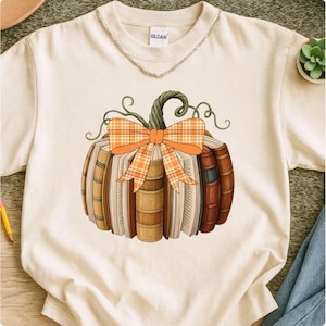 Fall Book Pumpkin Clipart