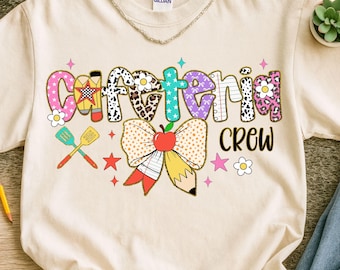 School Cafeteria Crew png, Lunch Lady Sublimation Design, Cafeteria Staff png, Cafeteria Squad png, Cafeteria Team png, Lunch Lady Crew png
