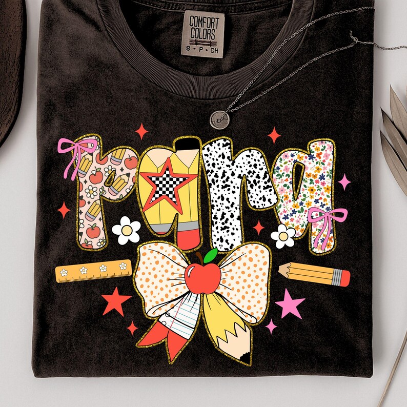 Retro School Para Design Digital Download