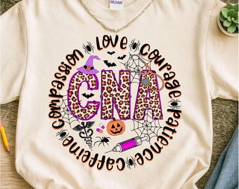CNA Halloween Png, Spooky Season Nurse Png, Spooky Nurse Png, Halloween Nurse PNG, CNA Sublimation Design, Spooky cna png, Halloween cna png