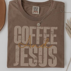 Faith Coffee Quote PNG, Retro Distressed