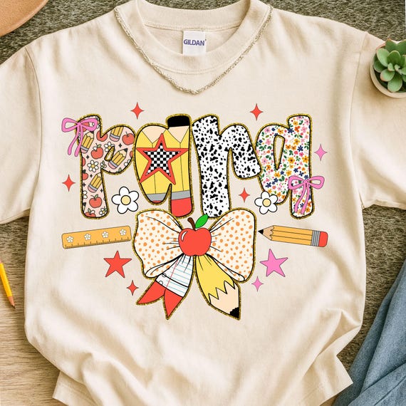 Preppy Teacher Para PNG, School Para Png, Paraprofessional Png, Back To School Png, Teacher Assistant Sublimation, First Day Of School Shirt