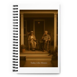 Hoy, como siempre: un cuaderno suave para reflexiones diarias o cartas a ti mismo