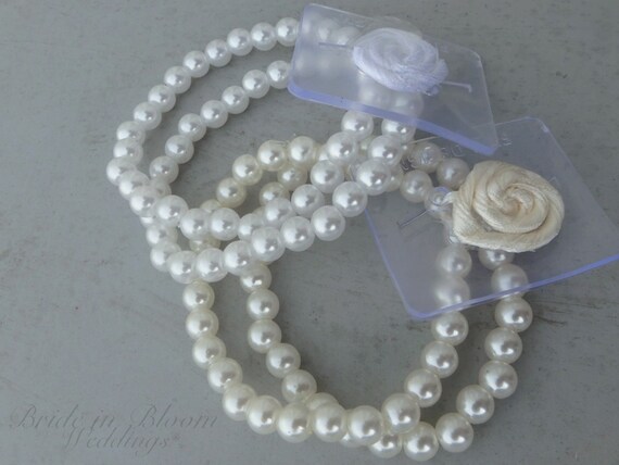Diy Wrist Corsage Pearl Bead Bracelet Diy Wedding Supplies Etsy