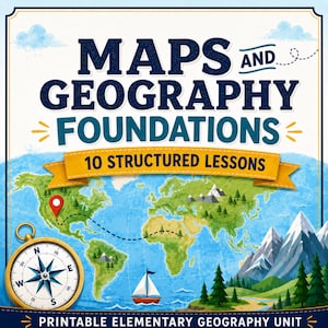 Grundläggande geografienhet, kartfärdigheter, kompassros, latitud och longitud (PDF)