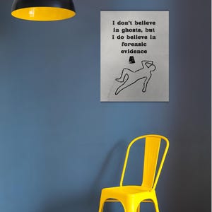 rue Crime | Wall Art Printable | Funny Murderino Quote | Sassy Digital Download