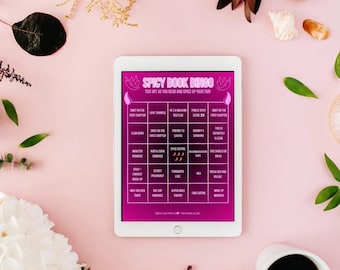 Bookish Spicy Digital Book Bingo