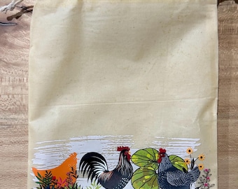 Beeswax Bags MEDIUM 5x7inch - Multipurpose Cotton Canvas Bags -with drawstring