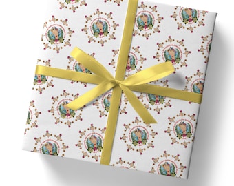 Funny Piss Off Tattoo Gift Wrap, Swearing Wrapping Paper Sheet, New Job, Work Leave Gift, Rude Retirement Gift, Moving Away Gift Wrap