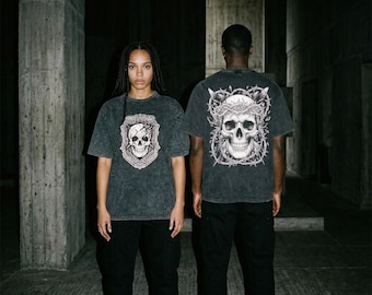 Fallen Seraph Oversized Shirt, Biblically Accurate Angel Tee, Cyber Sigilism Gothic Top, Opium Core Streetwear Acid Wash Heavyweight Fashion