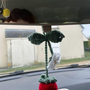 Hook mirror suspension