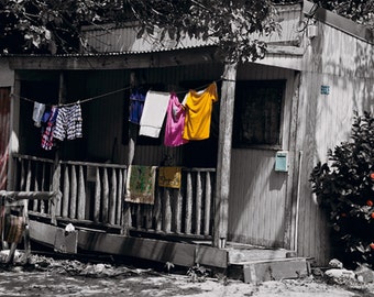 St Martin Laundry photo #2 /  Caribbean print /Tropical cottage / Caribbean photography