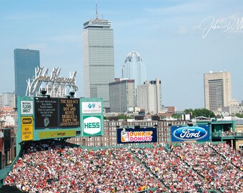 Boston Print, Fenway Park, Boston Art, Boston Photography, Wall Art