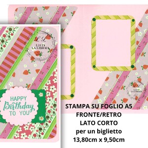 Handmade and convenient to print greeting card