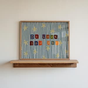 Olivia Dean Okay Love You Bye, Trendy Wall Art,Cute Bedroom Art, Fashion Arpartment, Pinterest Room, Aesthetic Wall Art