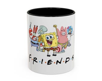 Taza de café de la colaboración Bob Esponja y sus amigos (11, 15 oz)
