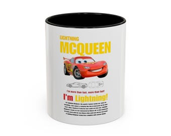 Taza de café de Rayo McQueen (11, 15 oz)