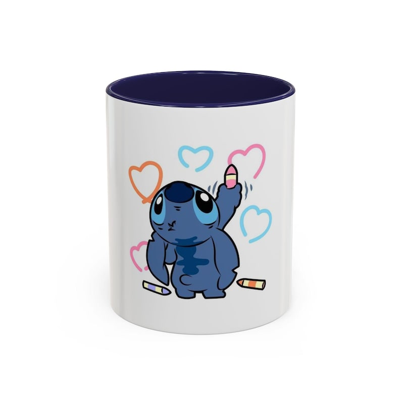 Stitch Coffee Mug (11, 15oz) 画像 7