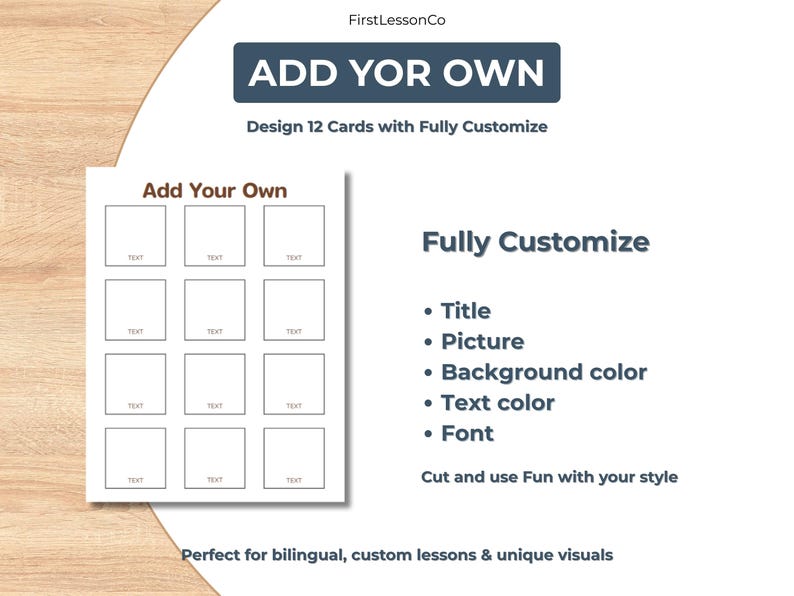 Vocabulary Flashcards for Kids: Printable ESL, SPED, Preschool ...