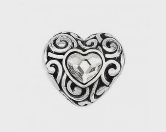 Brighton Beaded Swirly Love Charm