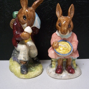 Set of 11 Billie Bunnykins by Royal Doulton