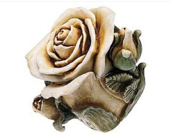 Rosa blanca individual Harmony Kingdom, Jardín Harmony de Lord Byron MIB