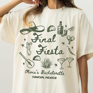 Camiseta de despedida de soltera con colores cómodos: Fiesta playera personalizada en México