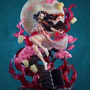 Nezuko Kamado STL File – Demon Slayer 3D Print Model | Resin Anime Figure | Instant Digital Download | Printable Statue | Lifetime Access
