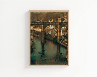 Framed Knaresborough Viaduct Print: North Yorkshire Landscape Photography