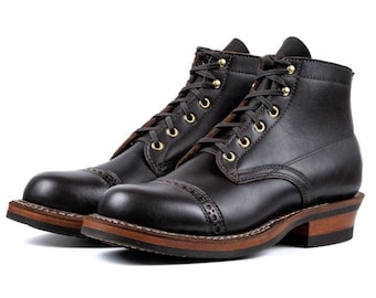 Boots Smoke jumper Boots Brogue Boots Handmade leather boots white's boots to gift for him/her unisex boots