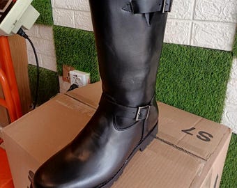 Size 12D Vintage 70s 80s Chippewa Engineer Steel Toed Work