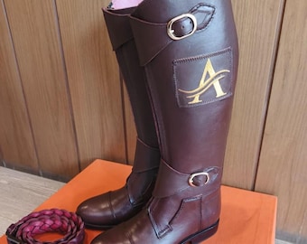 Handmade Leather Polo Boots Custom Equestrian boots Horse Riding Boots