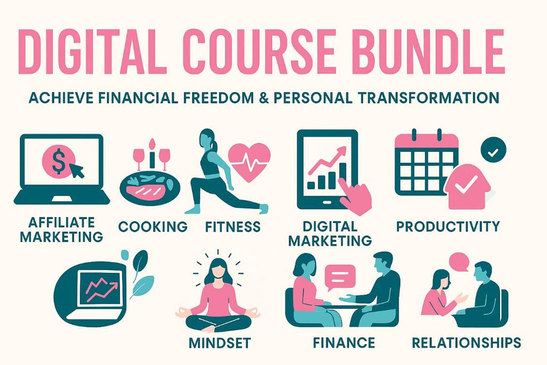 Digital Course Bundle | Financial Freedom Personal Transformation ...